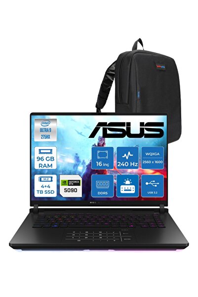 ASUS Strix Scar 16 275HX 96GB 4tb SSD +4tb SSD 24GB/RTX5090 16" 3ms 1200NITS ...