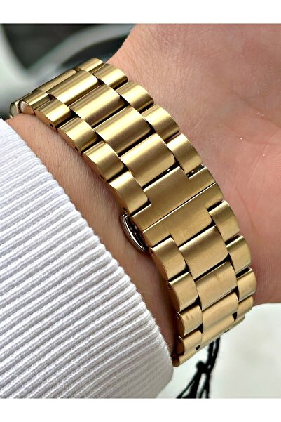 Slazenger Takvimli Altın Renk Çelik Kordon Çelik Kasa 10 ATM Su Geçirmezlik Erkek Kol Saati 2495.05