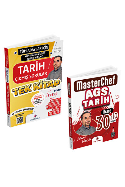 Dizgi Kitap Tüm Adaylar İçin Tarih Çıkmış Sorular ve MasterChef MEB AGS Tarih...
