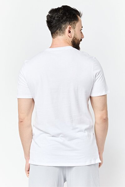 hoka Men Sportswear Fit Short Sleeve Outdoor T-Shirt, White