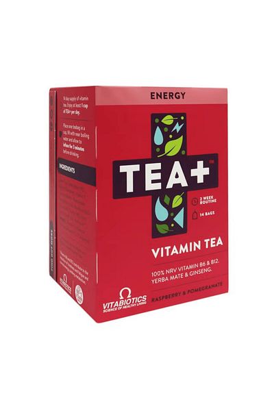 Vitabiotics TEA+ Energy Vitamin Tea (14 bags)