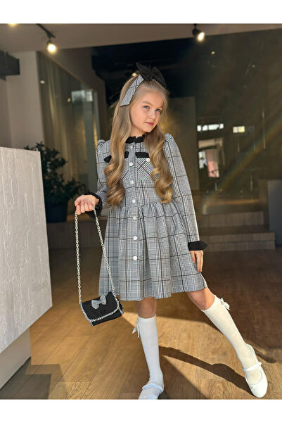 ugurbocegicocukdunyası Φόρεμα για κορίτσια με κορδόνια 4 τεμαχίων Φόρεμα αποφοίτησης για κορίτσια