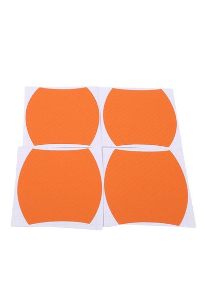 Avex Set de 4 piese protectie la zgarieturi maner portiere din carbon autocolant 3D Orange