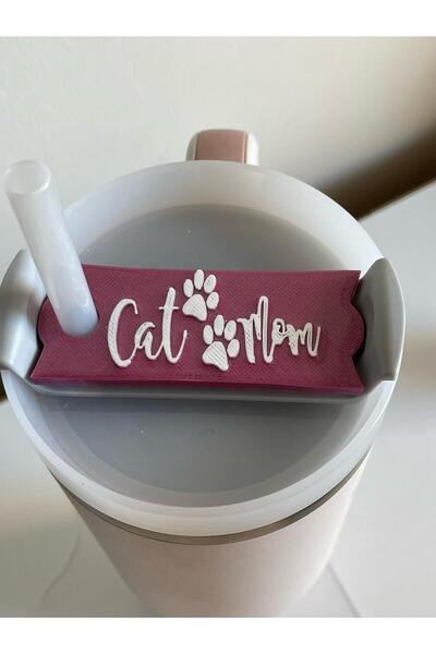 ÇAKRA Thermos Cover Compatible with Cat Mom Written Model Quencher – 1.18 Lt ...