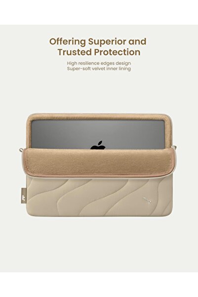Tomtoc Terra-A27 360 Protective Puffy Laptop Sleeve for 14-inch MacBook Pro Eco-Friendly Laptop Sleeve