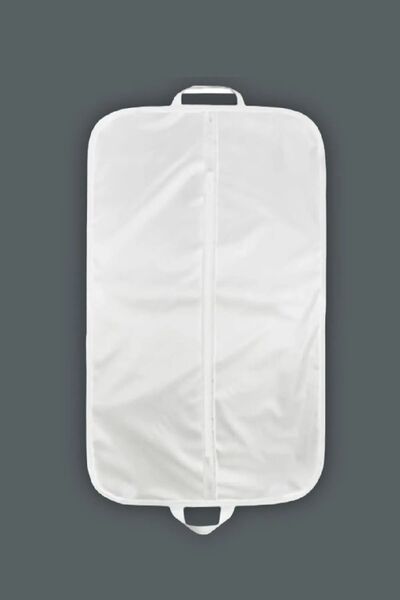 Paris Home Takım Elbise Kılıfı, Kıyafet, Elbise Taşıma Kılıfı, Kulplu Gamboç Beyaz 100 Gr, Elbise Hurcu