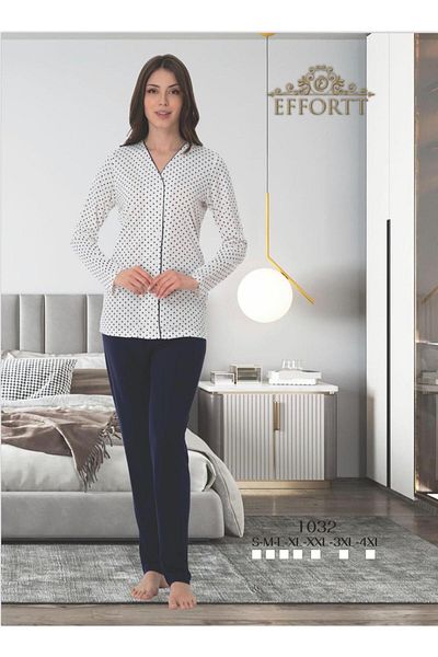EM&FA TEKSTİL Effort Regular and Plus Size Pajama Sets