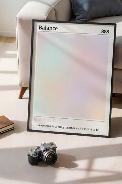 Basquiart Poster cu ramă neagră din seria Aura, numărul tabloului: 75