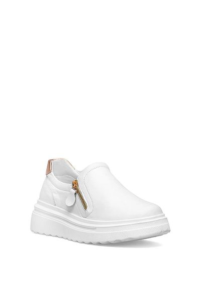 Mammamia D25YA-3250 Pantofi de damă din piele naturală alb