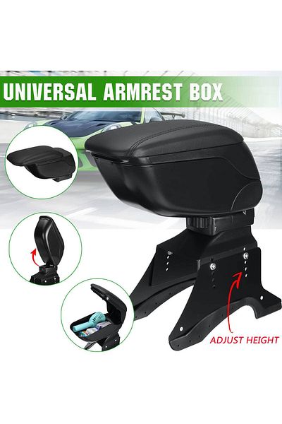 Avex Universal Car Armrest with Black Stitching, AVX-T1297