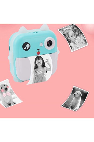 AteşTech Şipşak Fotoğraf Makinesi Çocuk Dijital Fotoğraf Makinesi Aynalı + 3 Rulo
