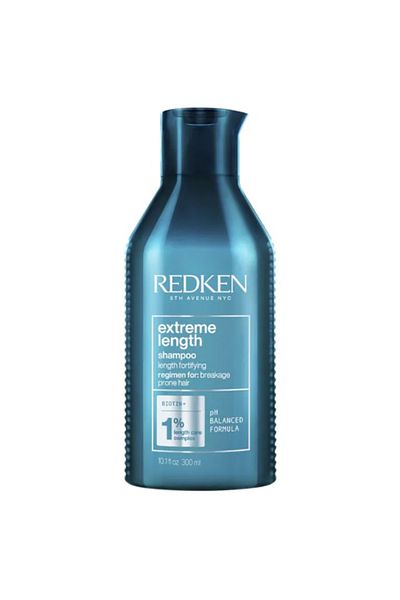 REDKEN - Extreme Length, sampon cu biotina pentru par degradat, 300 ml