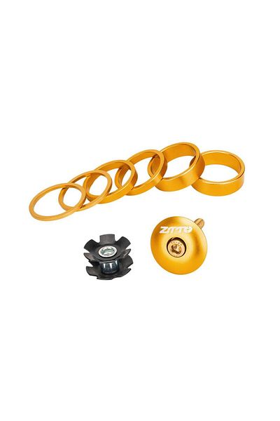 Choice Gold Bike Headset Tools Aluminum Alloy Sturdy Durable Bike Fork Washer Set Road Bike Headset Spacers