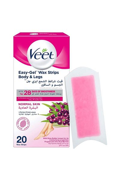 Veet Veet Hair Removal Strips for Normal Skin - 20 Strips