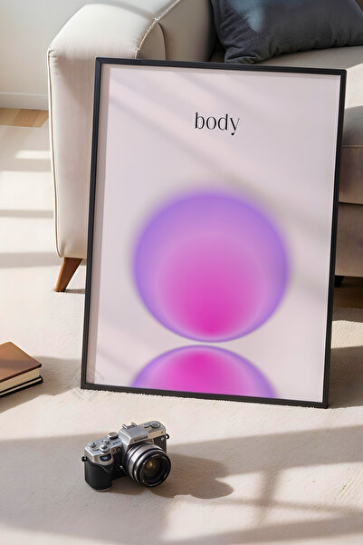 Basquiart Poster cu ramă neagră din seria Aura, numărul picturii: 108