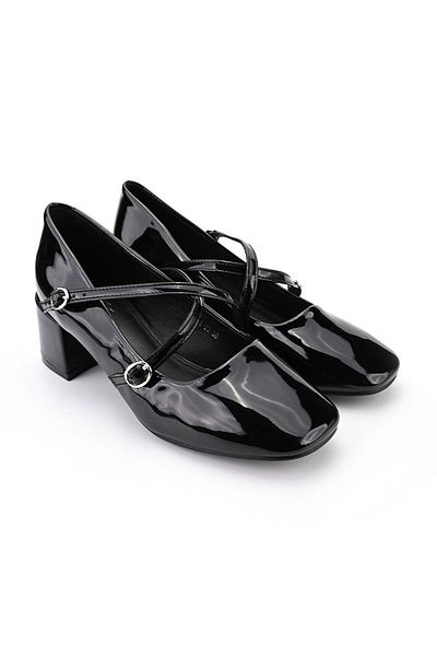 Tmall Women's Casual Shoes, With Thick Heel, Made Of Eco-leather, P1287, Black