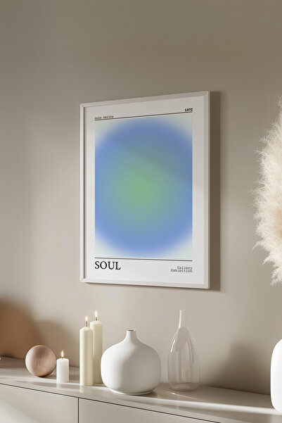 Basquiart Poster cu ramă albă din seria Aura, Nr. tablou: 62