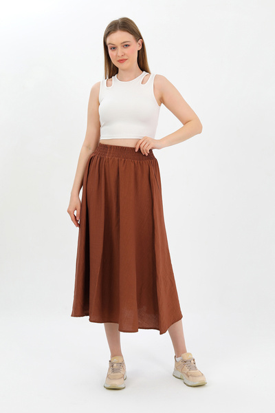 Hebb Club Midi Strawberry Skirt