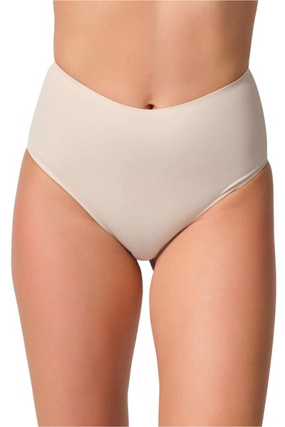clavia Pack of 6 Beige High Waist Panties, Cotton, Modal Soft Fabric