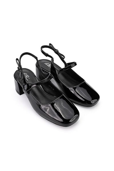 Tmall Women's Casual Shoes, With Thick Heel, Made Of Eco-leather, P1286, Black