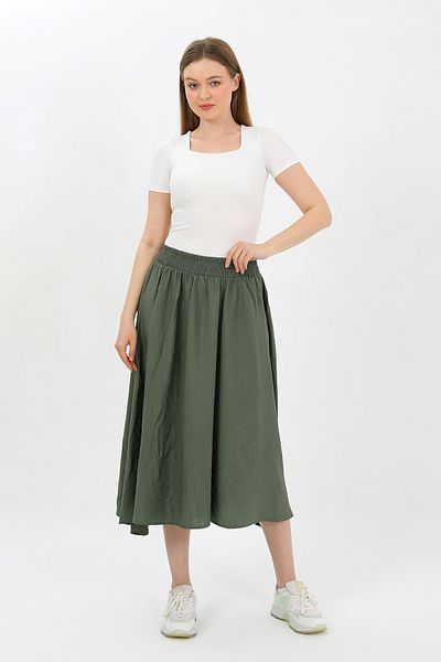 Hebb Club Midi Strawberry Skirt