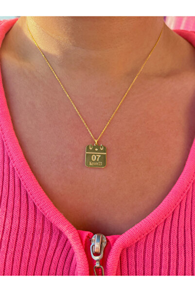 sirius jewelry Kişiye Özel Takvim Kolye | 925 Ayar Gümüş