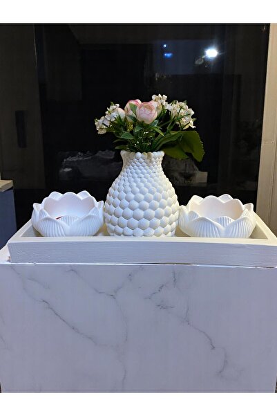 ELBUCOLECTION συμπεριλαμβάνονται κεριά διπλής βάσης λωτού και κεριά βάζου με ...