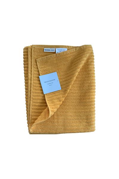 Madame Coco Carla Bath Towel Cotton 80X150 cm Yellow