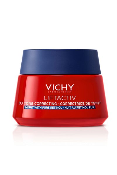 Vichy كريم فيشي ليفت أكتيف بي 3 الليلي لتصحيح لون البشرة مع الريتينول النقي، 50 مل