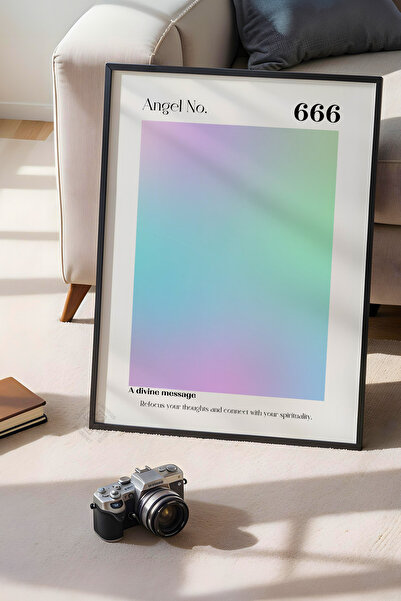 Basquiart Poster cu ramă neagră din seria Aura, numărul tabloului: 72