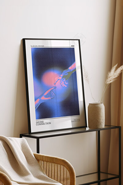 Basquiart Aura Serisi Siyah Çerçeveli Poster, Tablo No:64