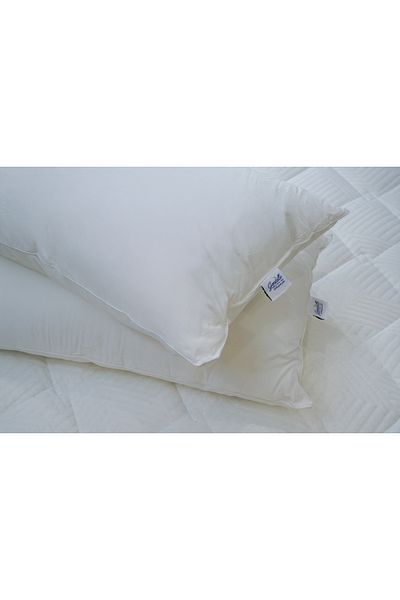 Gentelle Hotel-Quality 50x90 Pillow with 1200g Cotton Outer Cover and Microfiber Filling