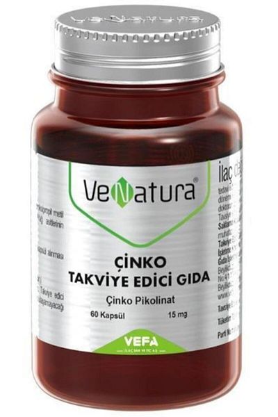 VeNatura Zinc 15 Mg 60 Capsules