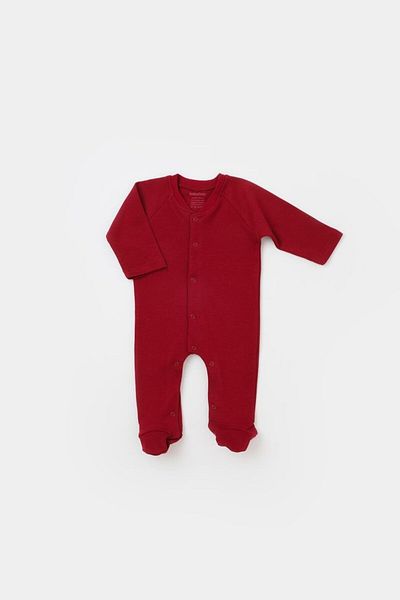 Magu Unisex Baby Organic Cotton Claret Red 10 Piece Hospital Discharge Set