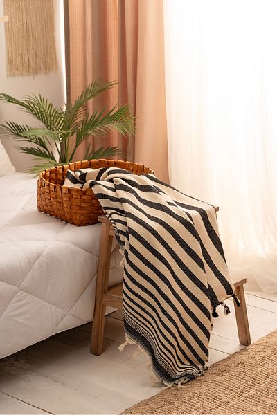 DNR Natural Cotton Soft Double Pique, Sofa Cover, Multi-Purpose Cover 200X320 Cm.