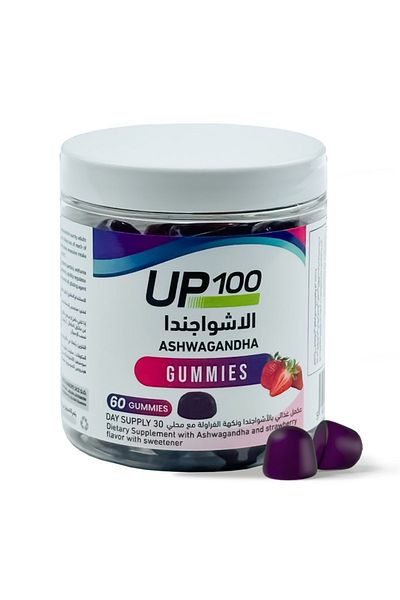 UP100 Ashwagandha Gummies for Better Sleep and Mental Health