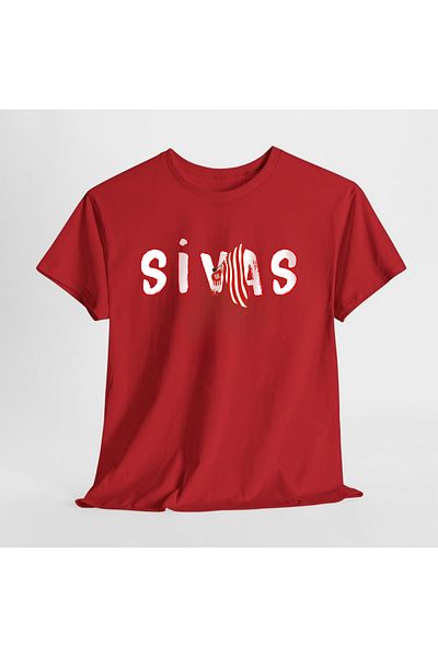 SARI Sivas Flag Man Tshirt 100% Cotton