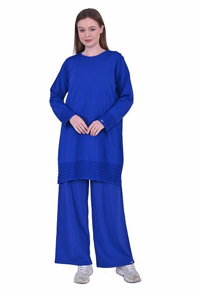 Invee Invee 7025 Sax Knitwear Tunic