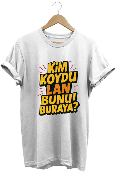 remonz Who Put This Τίτλος Unisex Regular Fit 100% βαμβακερό μπλουζάκι με μαλακή υφή με λαιμόκοψη