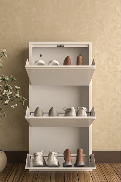 İdeal home İdeal home 3 lü metal ayakkabılık