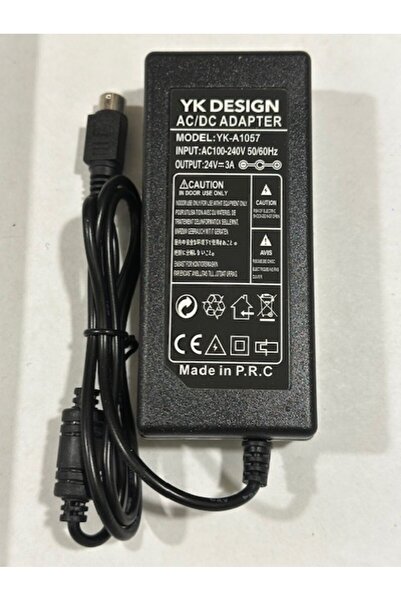 Leonpro 24 volt 3 amper 3 pinli adaptör 24 volt epson yazıcı adaptörü