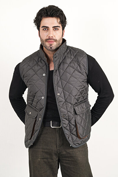 HeviStor Надувний жилет з капітоном, стильний дизайн, сумка і бічні кишені