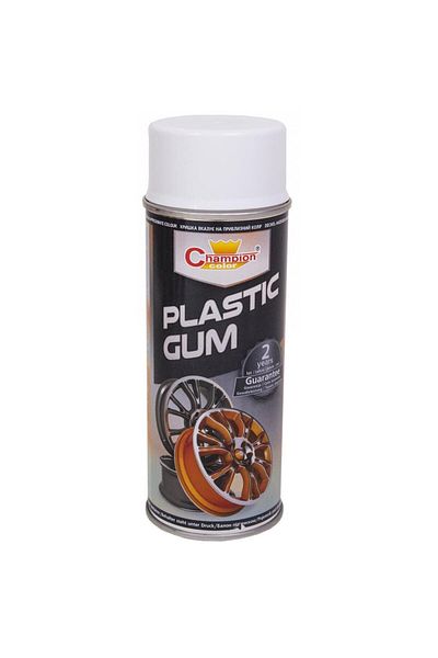 Avex Rubber Wheel Rim Paint Spray, White, 400ml, Champion Color