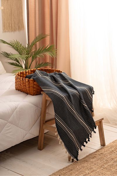 DNR Natural Cotton Soft Double Pique, Sofa Cover, Multi-Purpose Cover 200X320 Cm.