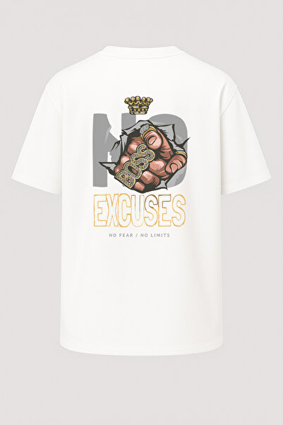 nirvoda Μπλουζάκι Unisex Oversize Boss King με στάμπα