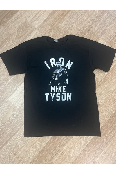 ARDSU Mike Tyson Štampano crna unisex majica