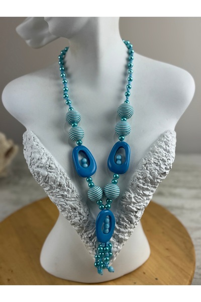 SEDEF TAKI Vintage taşlı kolye