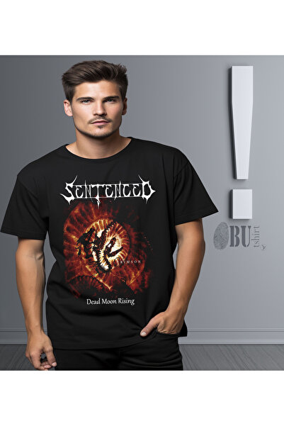 BUTSHIRT BU Tişört 'Sentenced – Dead Moon Rising‘ Baskılı 'Regular-Fit' Unisex Tişört