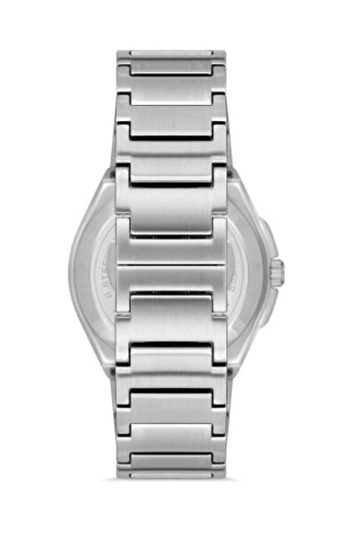 FERRO Silver Steel Band Men's Wristwatch F11498Awt-A15 3 Atm Water Resistant 2 Years Warranty Comes with Gift Package