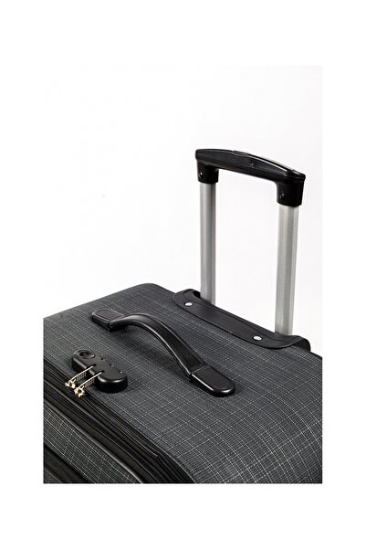 KızılkayaStore Gedox 4 Teker Geniş Kasa Havlu Kumaş 3'lü Valiz Seyahat Seti